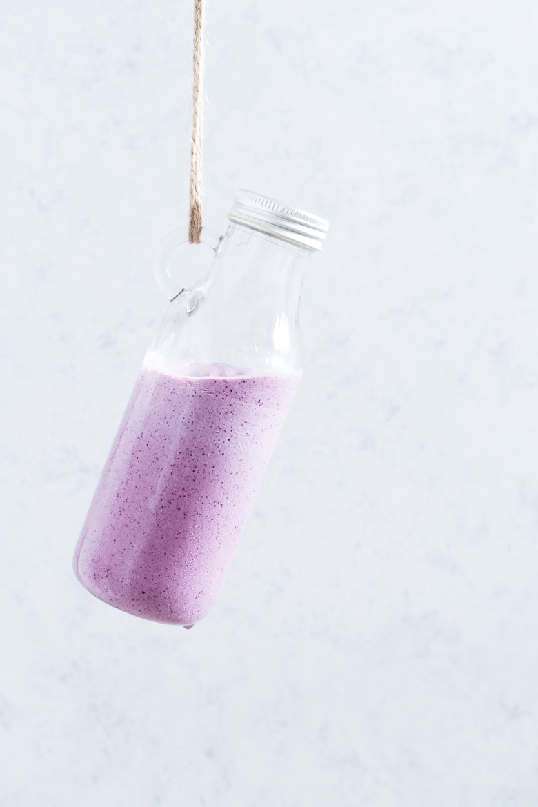 Blåbærsmoothie - komplet morgenmadssmoothie