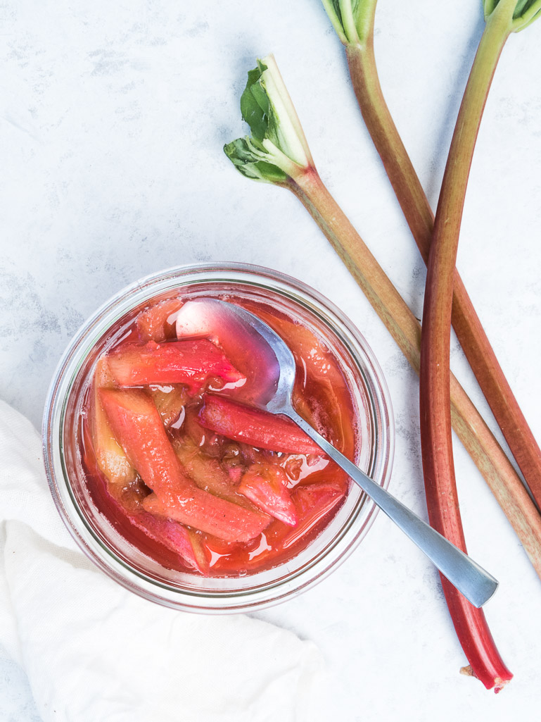 Rabarberkompot | Nem kompot med rabarber og vanilje
