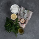 Hummus med persille og skyr