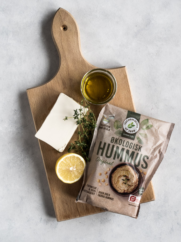 opskrift på nem feta-hummus