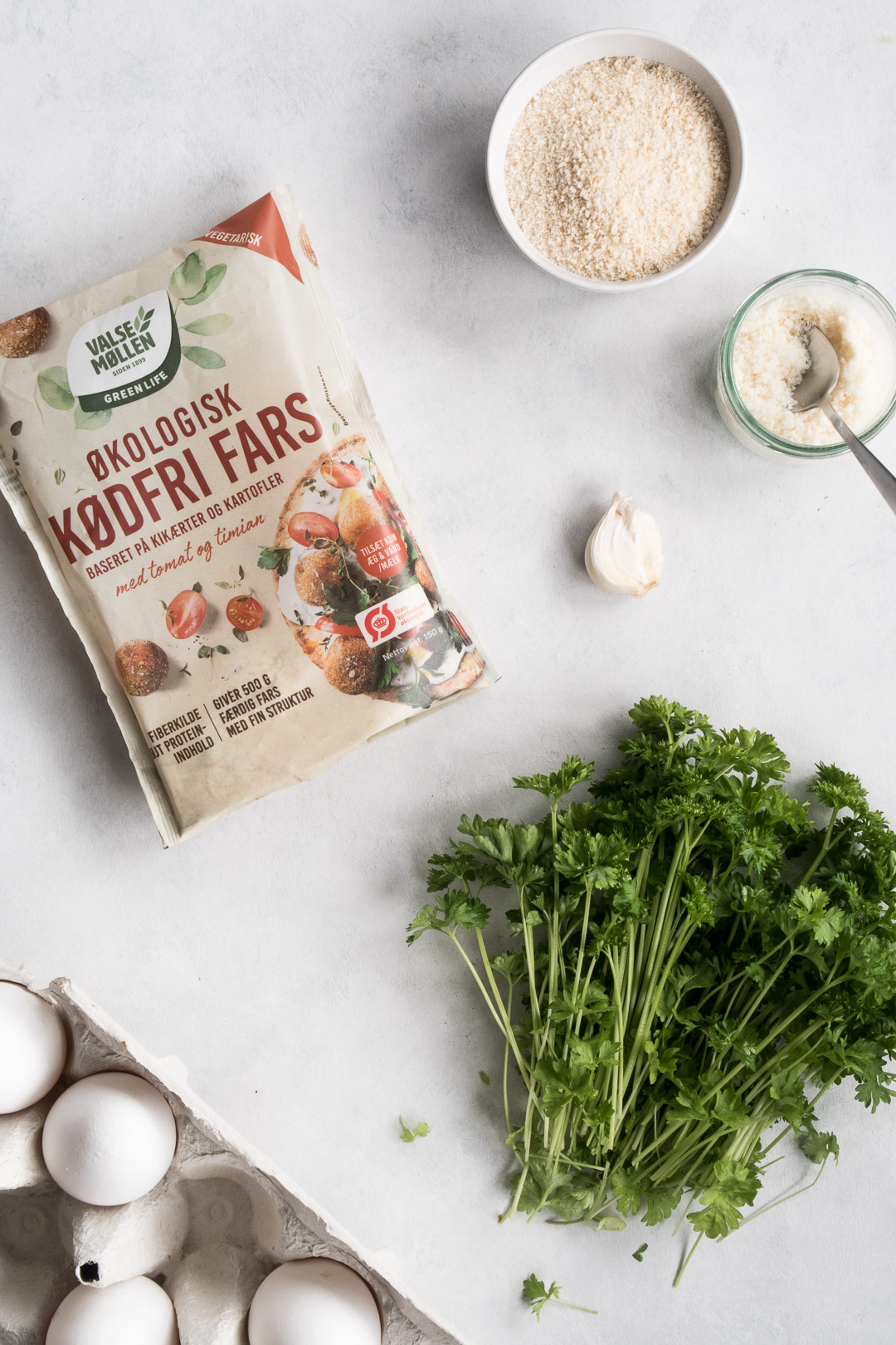 Kødfri fars - opskrift på vegetariske "kødboller"